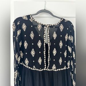 Free people diamond embroidered tunic